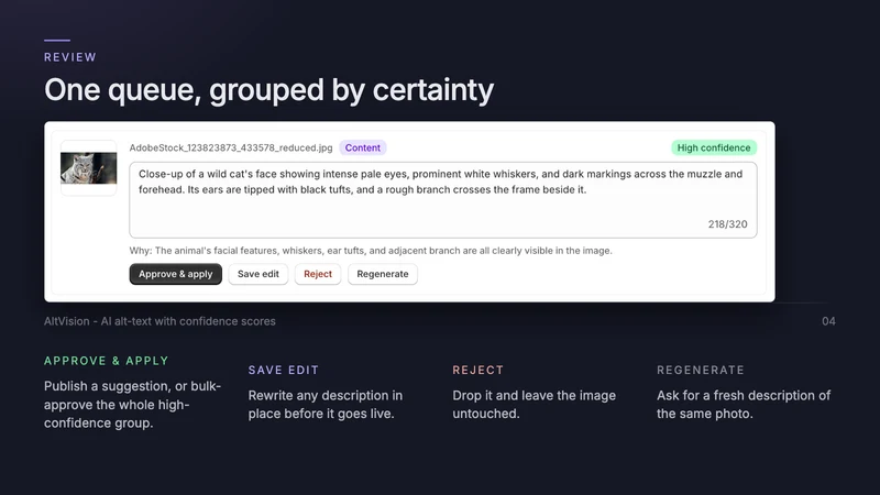 AltVision: AI SEO for Photos