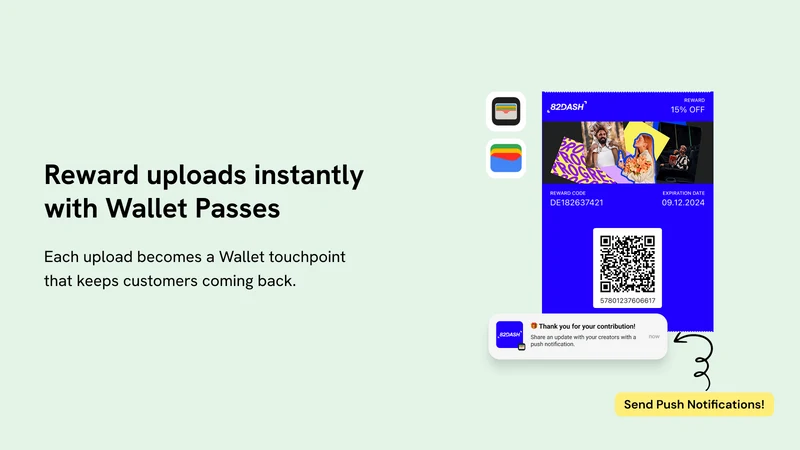 82DASH: UGC & Wallet Rewards