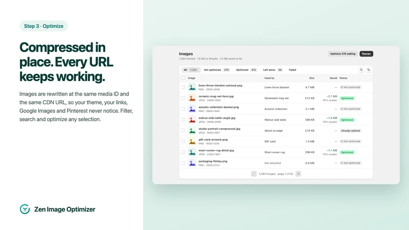 Zen Image Optimizer