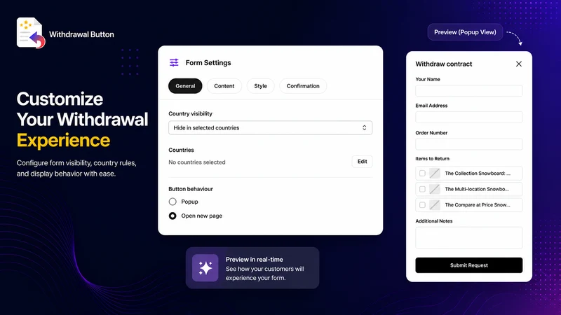 Withdrax: EU Withdrawal Button