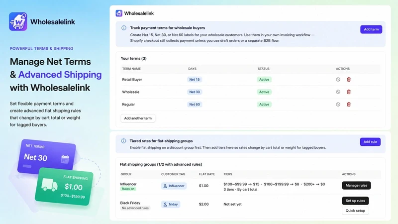 WholesaleLink B2B Pricing