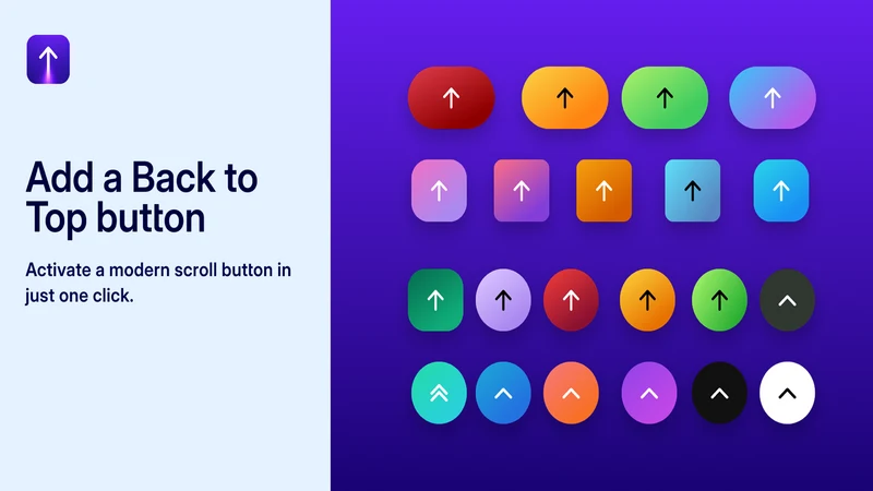 Uply: Back to Top Button