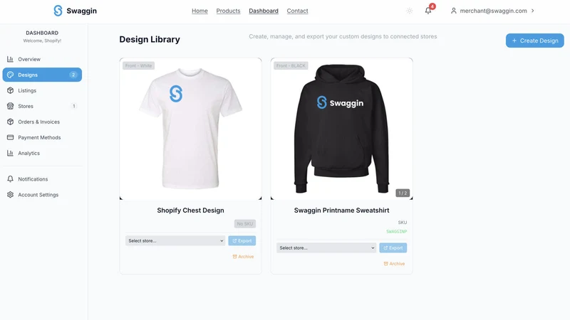 Swaggin ‑ Print on Demand