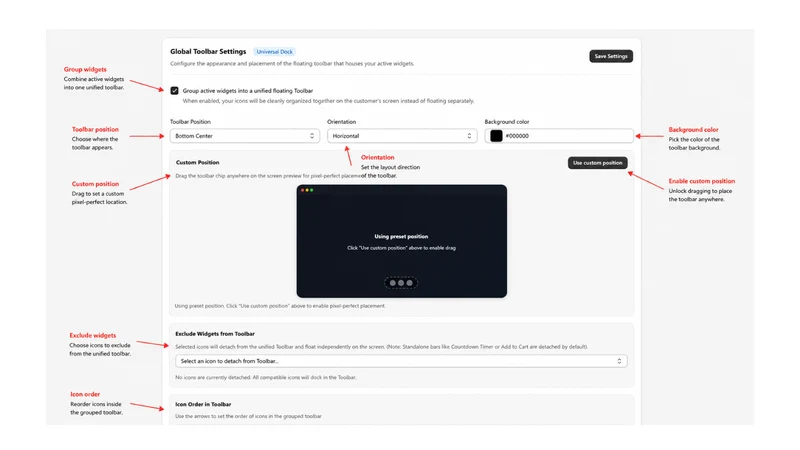 Sticky Toolkit: Sales Widgets