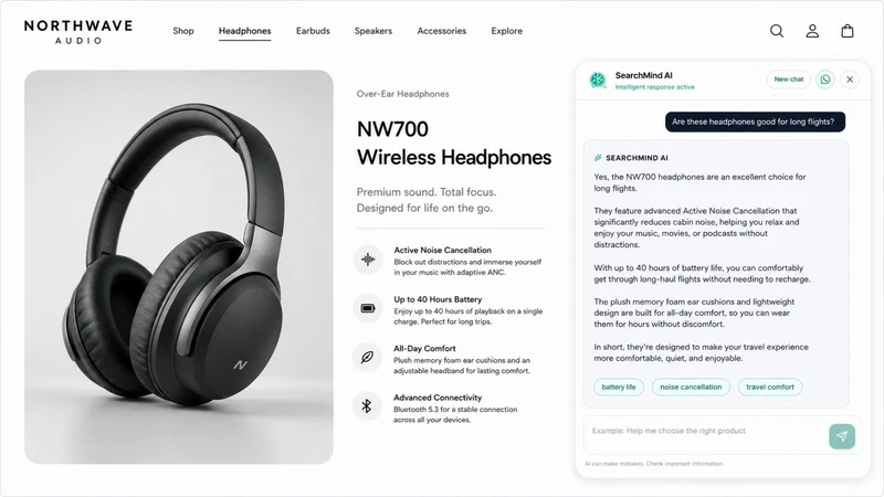 SearchMind AI Shop Assistant