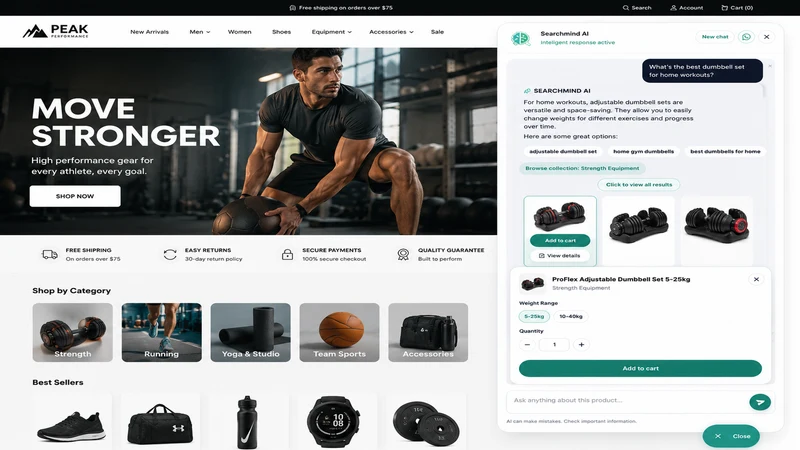 SearchMind AI Shop Assistant