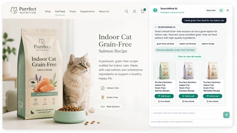 SearchMind AI Shop Assistant