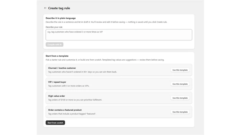 MSS Advanced Tagging