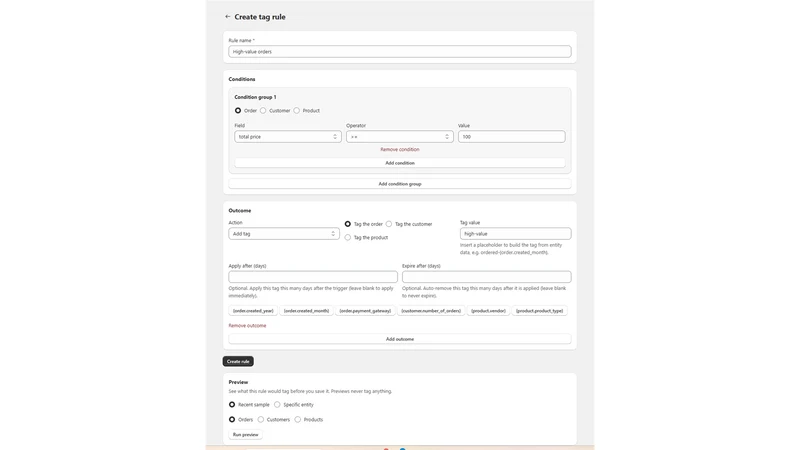 MSS Advanced Tagging