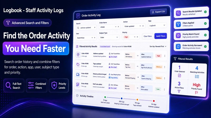 Logbook ‑ Staff Activity Logs