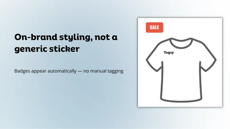 Tagsy: Fashion Product Badges
