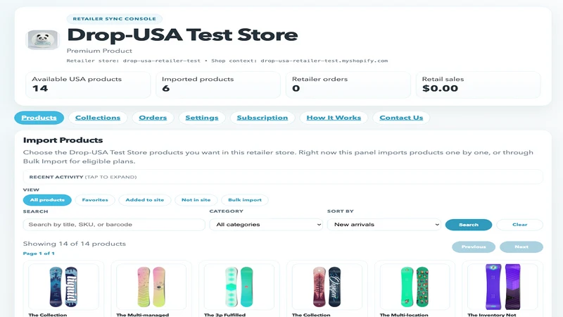 Drop‑USA Retailer