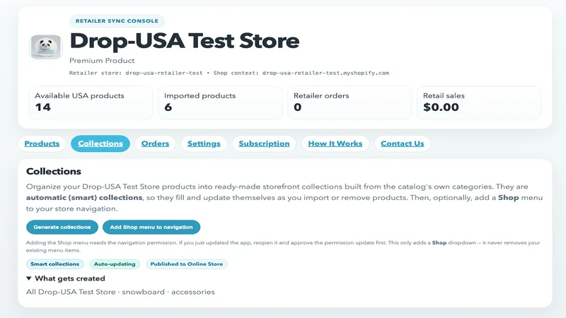 Drop‑USA Retailer