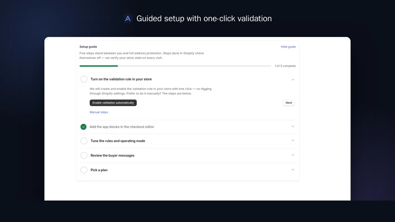 Zvanta Address Validator
