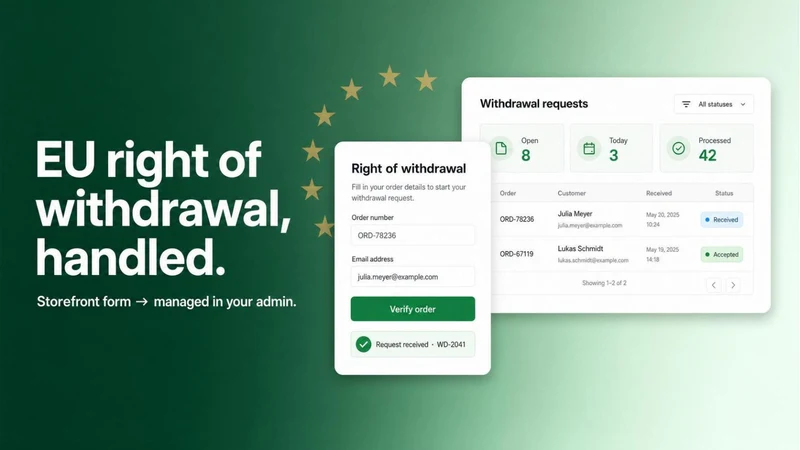 Widerova EU Withdrawal Form