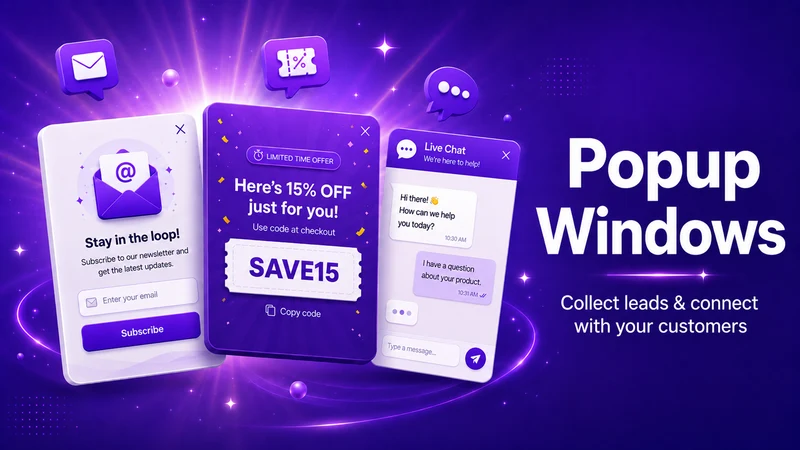 Venofy Popup Windows