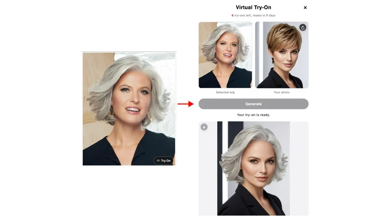 TryHair: Wig Try‑On