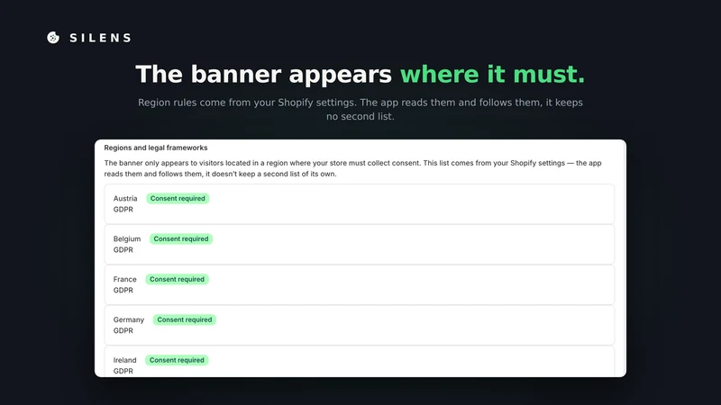Silens ‑ Cookie Banner & GDPR