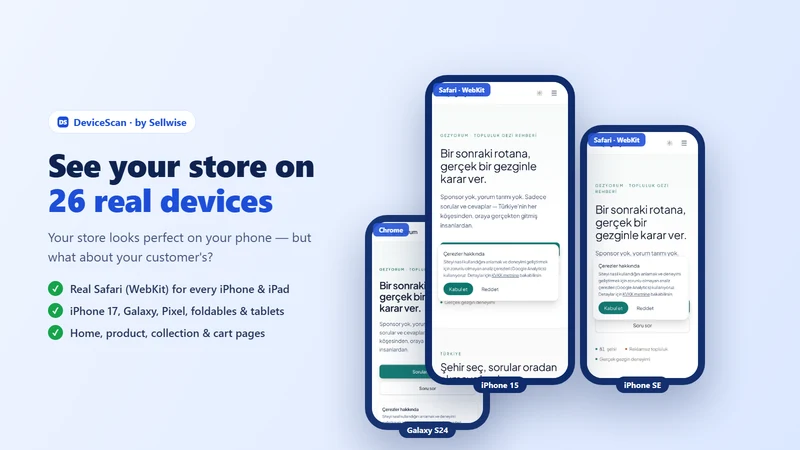Sellwise Mobile Preview