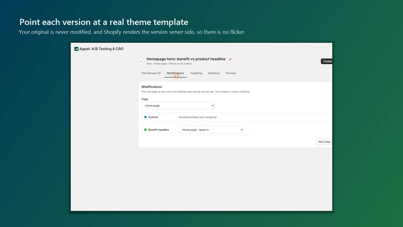 Appal: A/B Testing & CRO