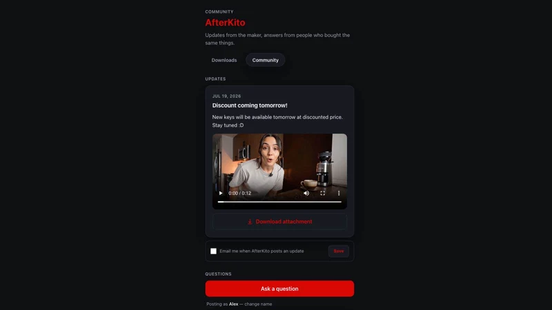 Digital Downloads & Community