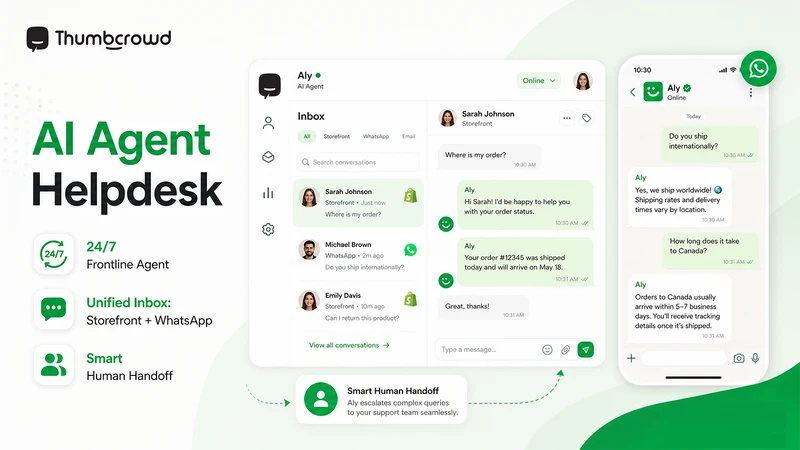ThumbCrowd AI Commerce Support