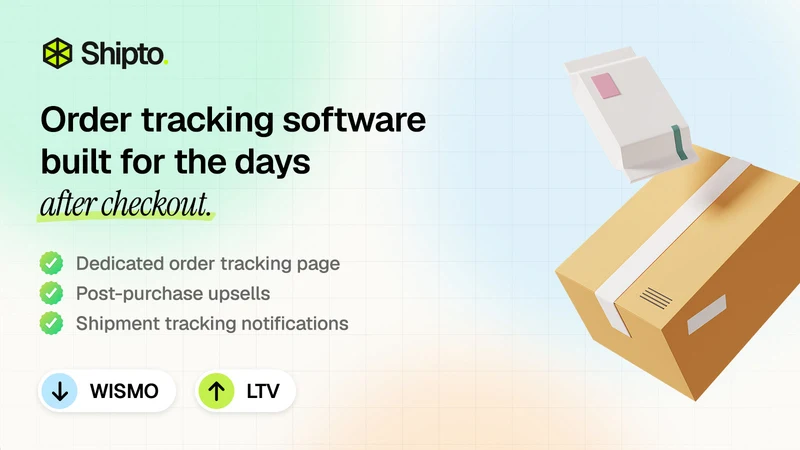 Shipto ‑ Smart Order Tracking