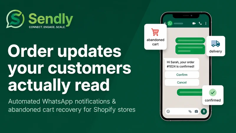 Sendly ‑ WhatsApp Order Alerts