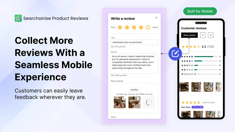 Searchanise Product Reviews