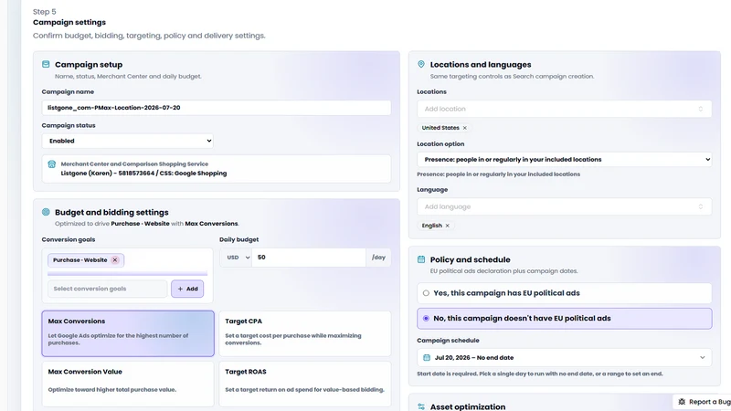 Google Ads AI Optimizer