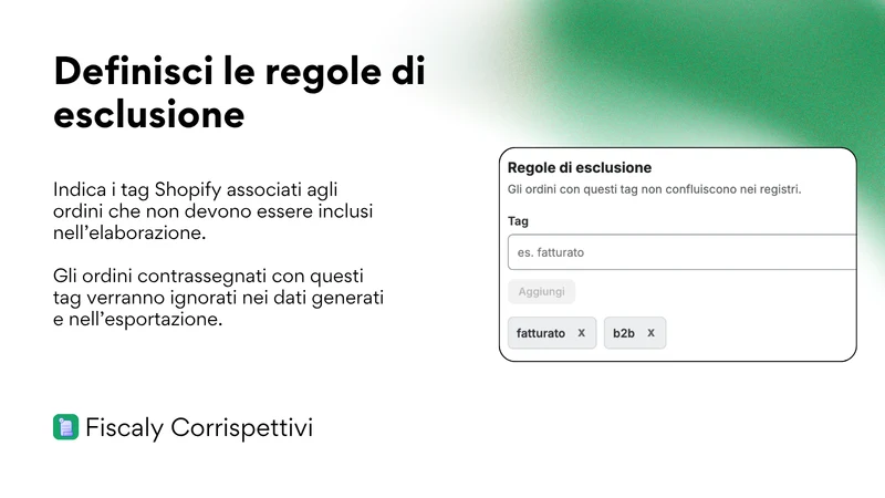 Fiscaly Corrispettivi