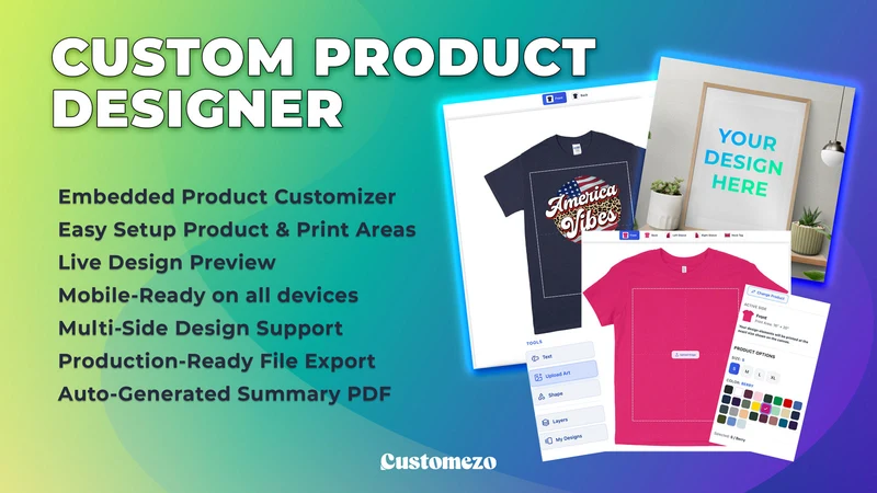 Customezo Product Customizer