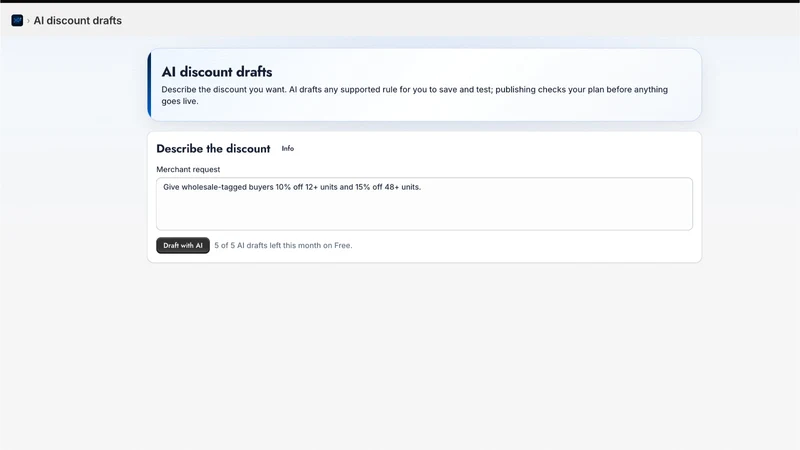 Checkout AI: B2B Discounts