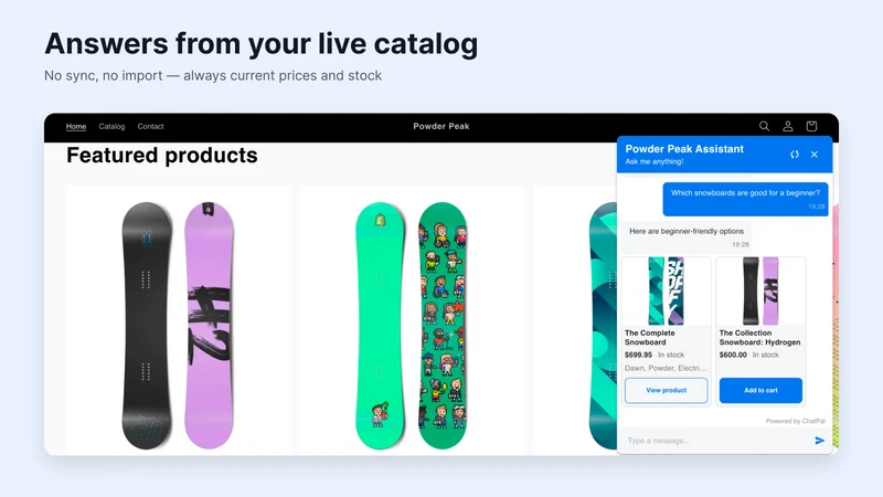 ChatPal — AI Sales Chatbot