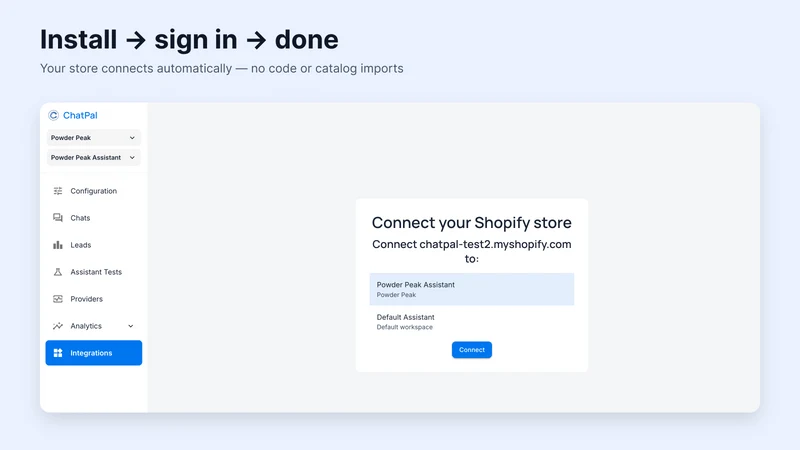 ChatPal — AI Sales Chatbot