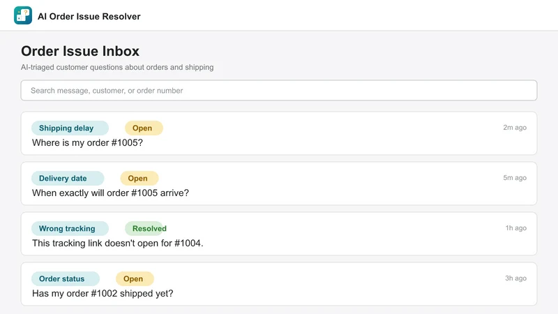 Reslo: AI Order Replies