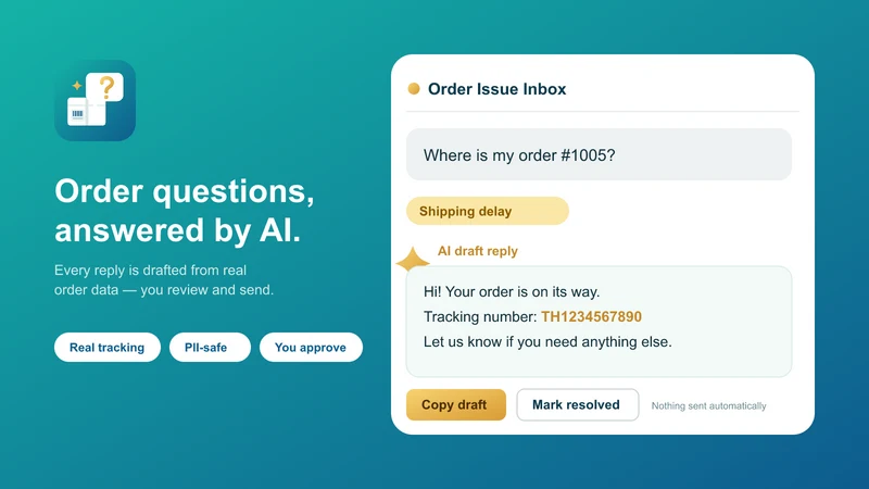 Reslo: AI Order Replies