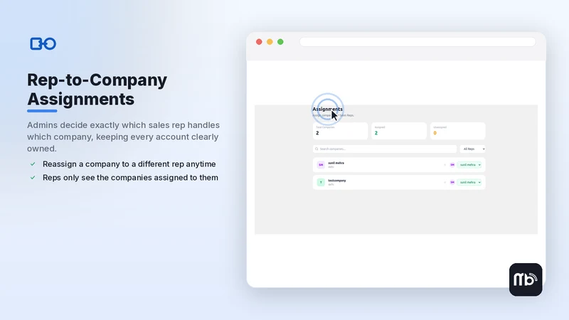 B2B Rep Portal & Quotes