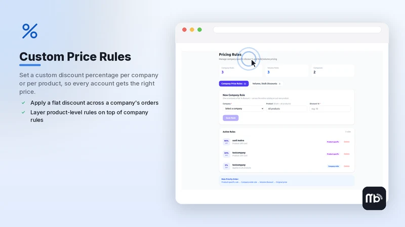 B2B Rep Portal & Quotes