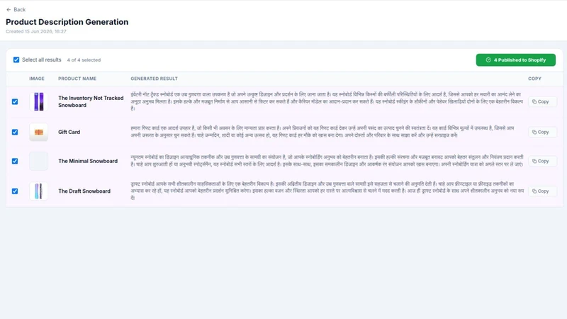 AI Product Description Maker