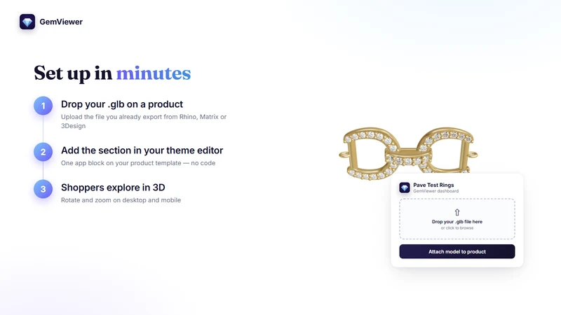 GemViewer: 3D Jewelry Viewer