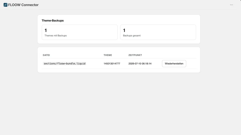 FLOOW Connector