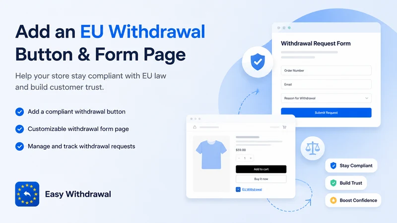Easy Withdrawal Button & Form