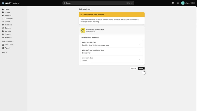 Customers.ai Signal App