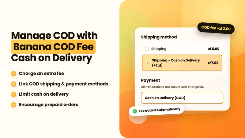 Banana: COD & Checkout Rules