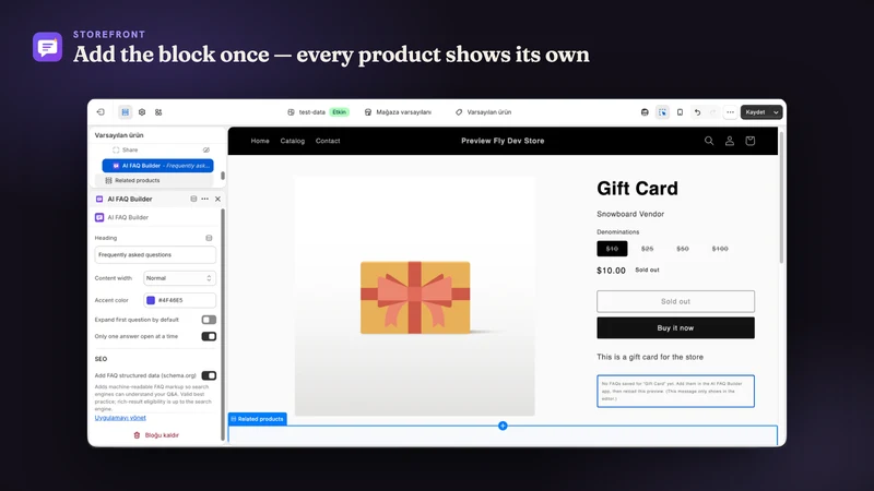 PreviewFly ‑ AI FAQ Builder