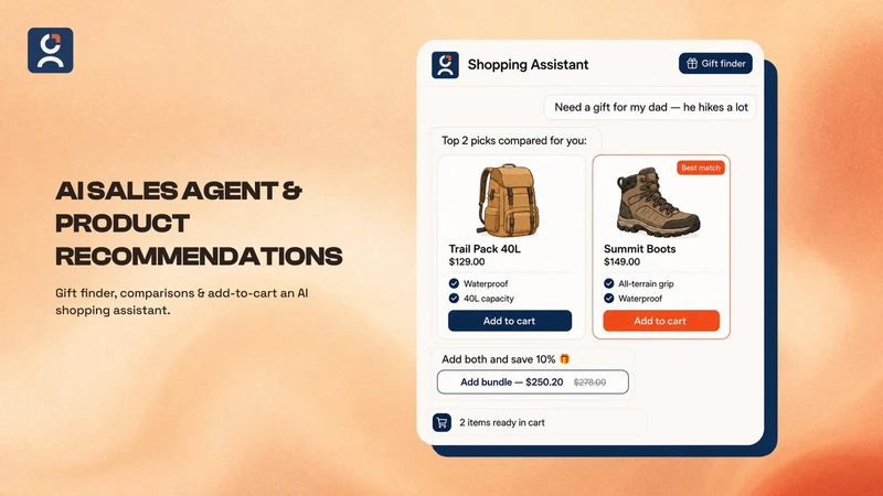 AE: AI Chatbot Sales & Support