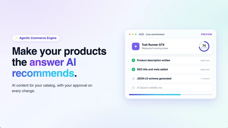 Agentic Commerce Engine