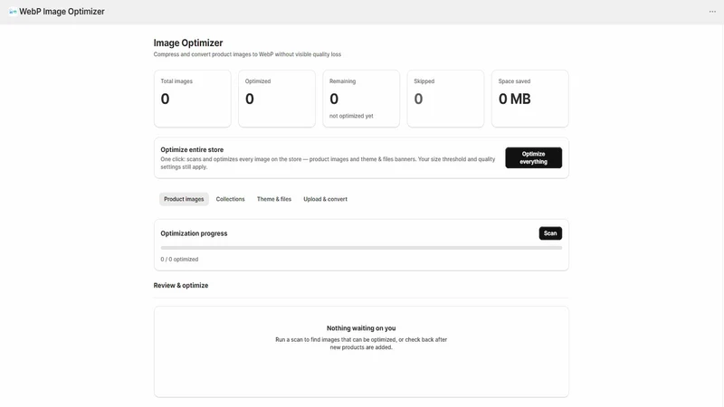 WebP Image Optimizer