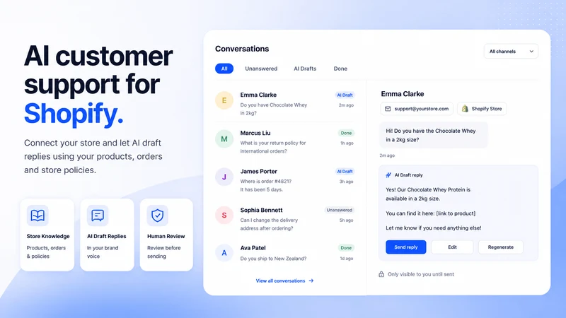 Taskra ‑ AI Customer Support